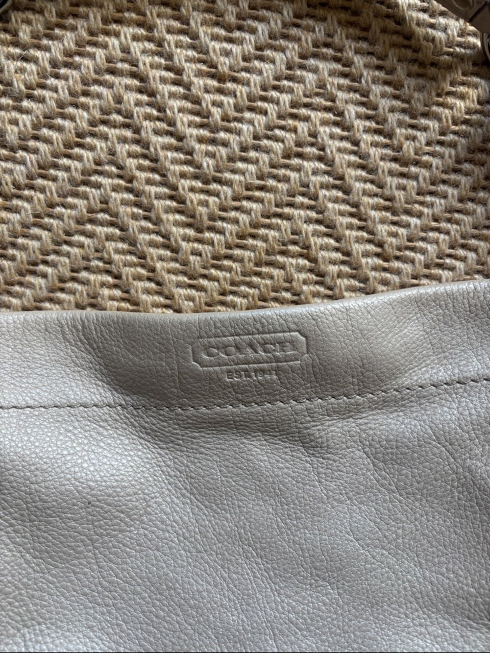 Coach Pebbled Leather Hobo Bag - Picture 2 of 10